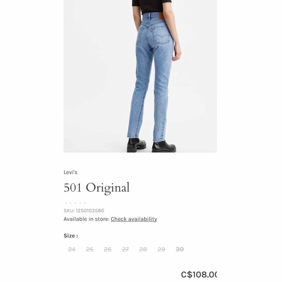 Levi’s Premium 501-NWT - Picture 4 of 11